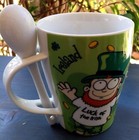 Looney Leprechauns~Coffee Mug Cup~Ireland Luck Of The Irish~ST.Patrick Shamrocks — photo 3