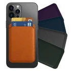 Magsafe Card Case Faux Leather Wallet For iPhone 12 13 14 Pro Max Mini Plus