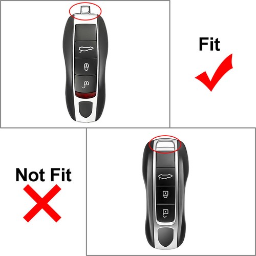 1pc 3-Button Remote Key Fob Case Shell Cover For Porsche Carrera 911 991 2012-19 - Picture 11 of 12