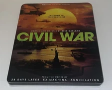 Civil War (2024) 4K UHD Blu-ray Slipcover LIKE NEW Alex Garland Kirsten Dunst