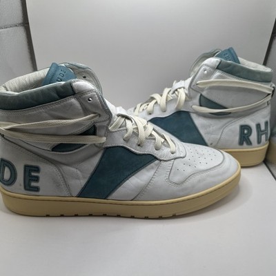 Rhude Rhecess Worn Out Effect High Top Sneakers size 12 - Tried On Only!
