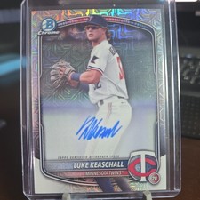 Luke Keaschall 2025 Bowman Chrome Mega Box Auto Prospect Mojo #BMA-LK Rookie RC