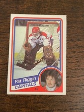 1984-85 O-Pee-Chee OPC Set Break #205 Pat Riggin - Washington Capitals NRMT