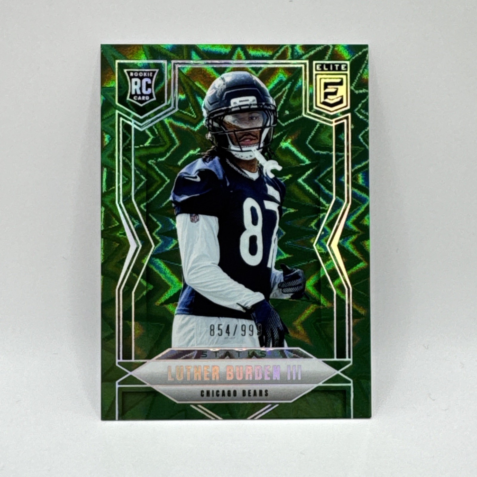 2025 Panini Donruss Elite- Rookies Luther Burden #118 Status Explosion /999 (RC)