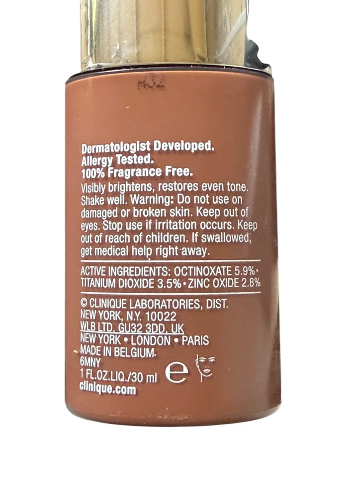 Clinique Even Better Makeup SPF 15 – WN 124 Sienna (D) – 1 fl oz / 30 ml - Image 4 of 4