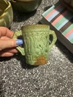 Frankoma Mug Dual Handles Raised Pattern Suitable for Hot Beverages (only 1)