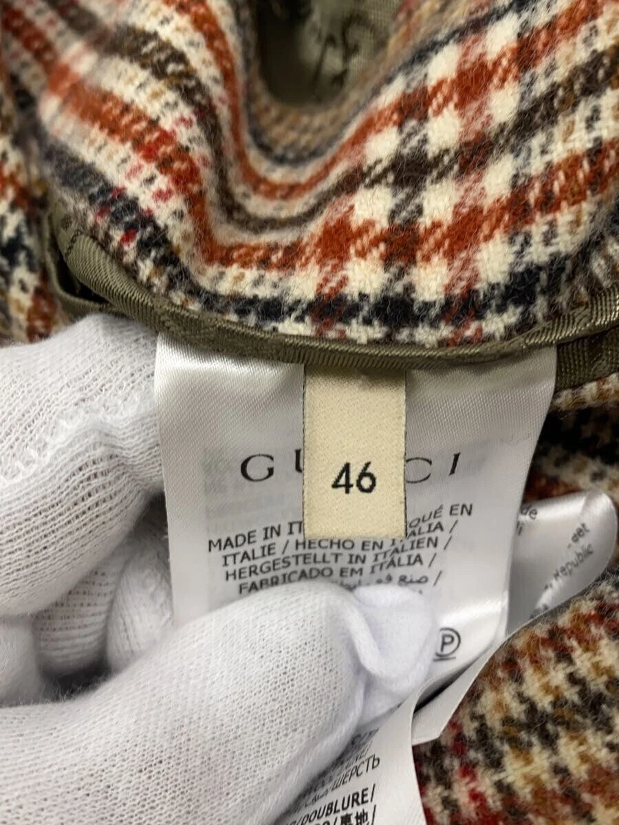 GUCCI giacca sartoriale 46 lana check 691430 ZAKQL usata