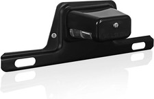 LED License Plate Light with Steel Bracket, Waterproof 12V Universal Trailer Tag