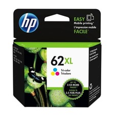 NEW HP 62XL High-Yield Tri-Color Ink Cartridge C2P07A