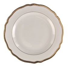 Spode Copeland's for Parmelee-Dohrmann Los Angeles 10in Plate Gold Gilt c1907