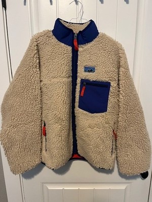 Patagonia Classic Retro X Fleece Jacket Size M Natural NWT G 