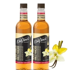 PACK OF 2 DaVinci Gourmet Classic French Vanilla Syrup, 25.4 Fluid Ounces EACH