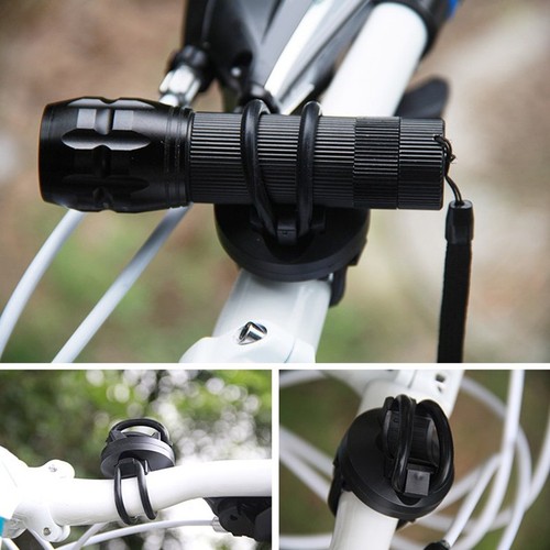 Mountainbike Taschenlampe Clip Halter Halterung Lenkergriff Kunststoff Zubehör - Bild 6 von 6