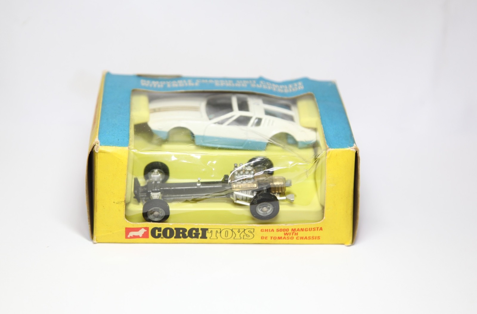 Corgi 271, Ghia 5000 Mangusta - Free Price Guide & Review