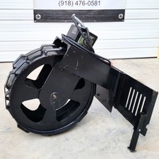 GIYI 12" Vibrating Compactor Trench Wheel Roller Hydraulic Skid Steer Attachment