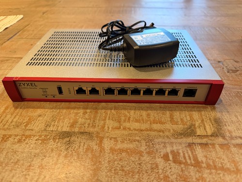 Zyxel USG FLEX 200H Firewall with power adapter (Used and Removed in Nebula)