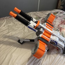 Nerf Elite RHINO FIRE with Tripod Mags And Two Brand New Packs Of Darts