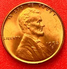 1952-S Lincoln Wheat Cent Penny GEM RED BU From an Original Bank Roll