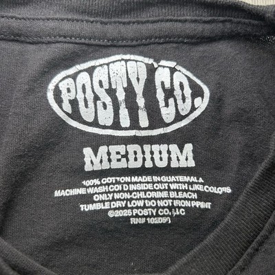 Posty Co. Post Malone Men's Western Cowboy Graphic T-Shirt Black