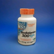Benfotiamine 300 With Benfopure 60 Veggie Caps 300 Mg- Free Shipping