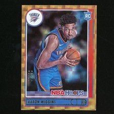 2021-22 Panini Hoops Aaron Wiggins RC Gold 6/10 Thunder 5V1407 READ