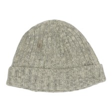 Hessnatur, Beanie-Mütze, Größe: 45, Alpakawolle, Grau, Unisex (Erwachsene) #gdg