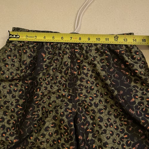 Stussy Swim Trunks Leopard Print Mens Size Small Mesh Lined Pockets - Picture 4 of 9