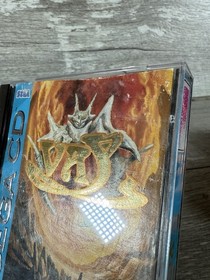 Vay | Sega CD, 1994 | Complete CIB w/ Manual, Reg Card (Water Damage)