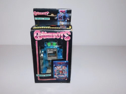 GAMEBOTS Bootleg Pinball Robot 80's Vintage Transformers Space Toy NIB RARE CIB
