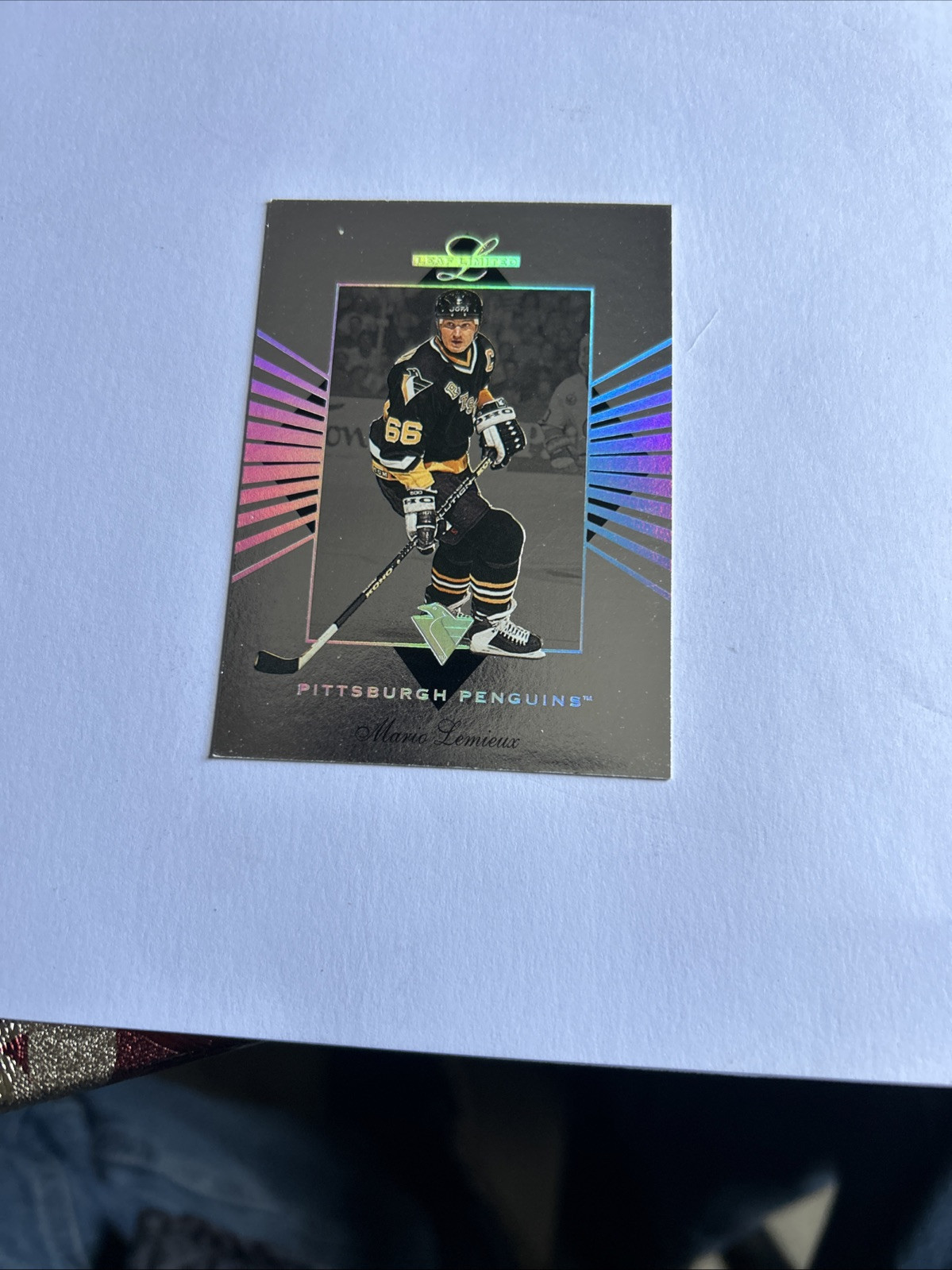 1994-95 Leaf Limited Gold #1 Mario Lemieux - Penguins (#0406/2500)