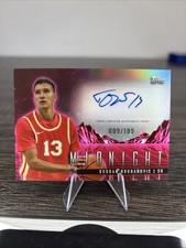 2023-24 Topps Midnight Horizon Signatures Bogdan Bogdanovic #HS-BB Twilight /199