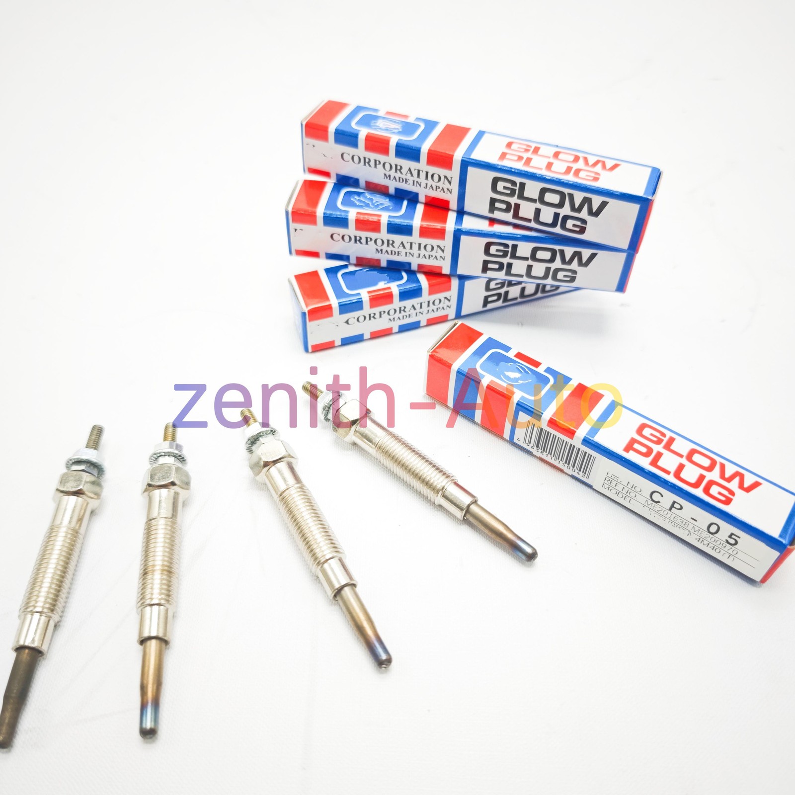 4X Glow Plug HKT CP-05 ME201638 ME200970 For Mitsubishi 4M40T 4M40