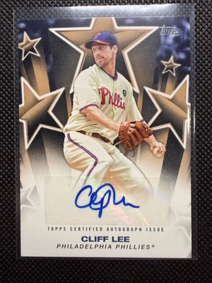 2025 Topps Series 1 - Baseball Stars Autographs Cliff Lee #BSA-CL Gold /50 (AU)