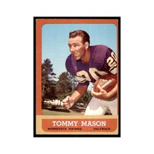 1963 Topps Tommy Mason Football Cards #99