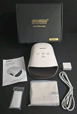 Cincom CM-026H Hand Massager White Cordless Handheld with Compression and Heat