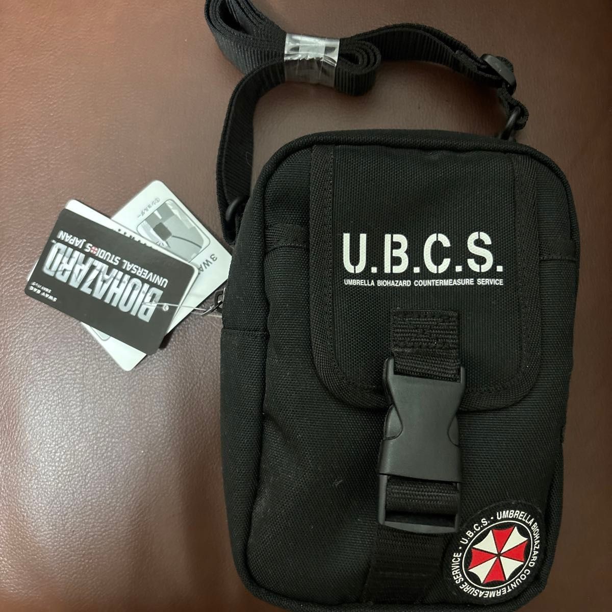 Resident Evil U.B.C.S. 3-Way Shoulder Bag Pouch Black USJ