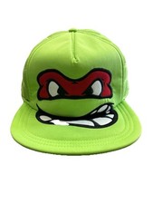 NWT Nickelodeon TMNT Turtles Raphael Green Adjustable Snapback Hat 2015