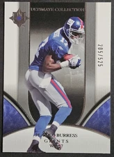 2006 Upper Deck Ultimate Collection #128 Plaxico Burress SP /525 New York Giants