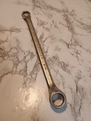 PROTO PROFESSIONAL 8181 1/2'' & 9/16'' COMBO OFFSET DOUBLE BOX END WRENCH USA