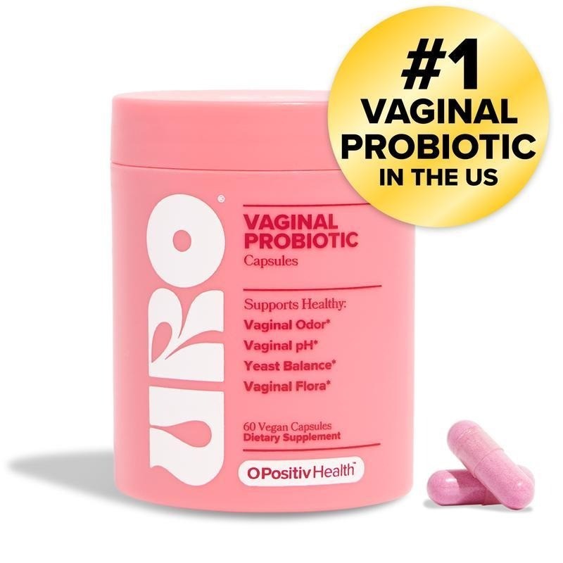 URO Women's Probiotics - 60 Count (Pack of 1) - Prebiotic and Probiotic Capsules