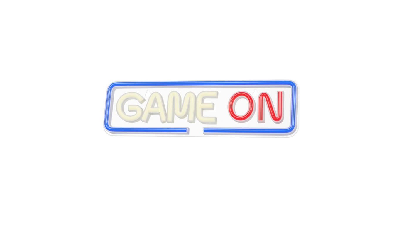 Forever Luz Led Neón Plexi Game On Multicolor - Imagen 2