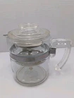Vintage PYREX 7824B Glass Percolator Coffee Pot Complete 4 Cup