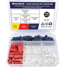 108 PCS 15/30/45 Amp Power Connectors Assortment Kit, Quick Disconnect Batter...