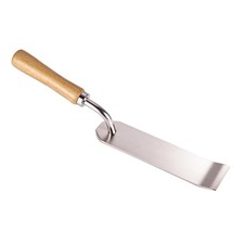 Lyreh Baseball Dig Out Tool, Stainless Steel Softball Base silver, wood color 