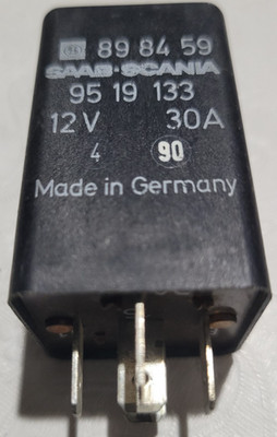 SAAB 900 1984-94 9000 1988-98 OEM 30Amp Rear Defroster Relay 898459/ 9519133
