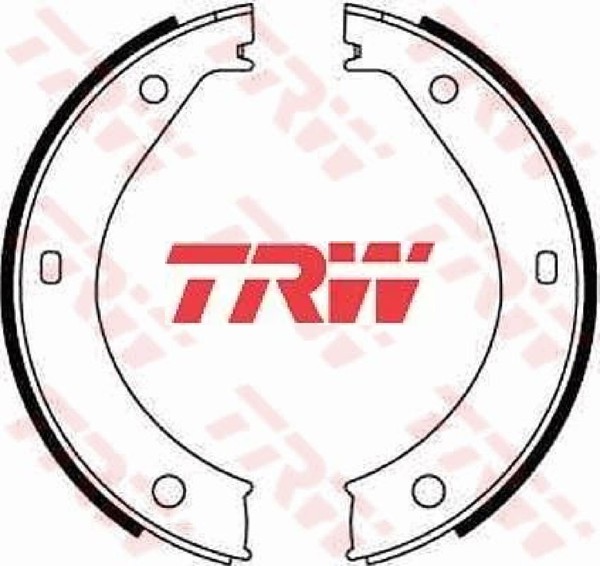 TRW GS8217 Bremsbackensatz FüR Feststellbremse Bremsbackensatz Handbremse-image