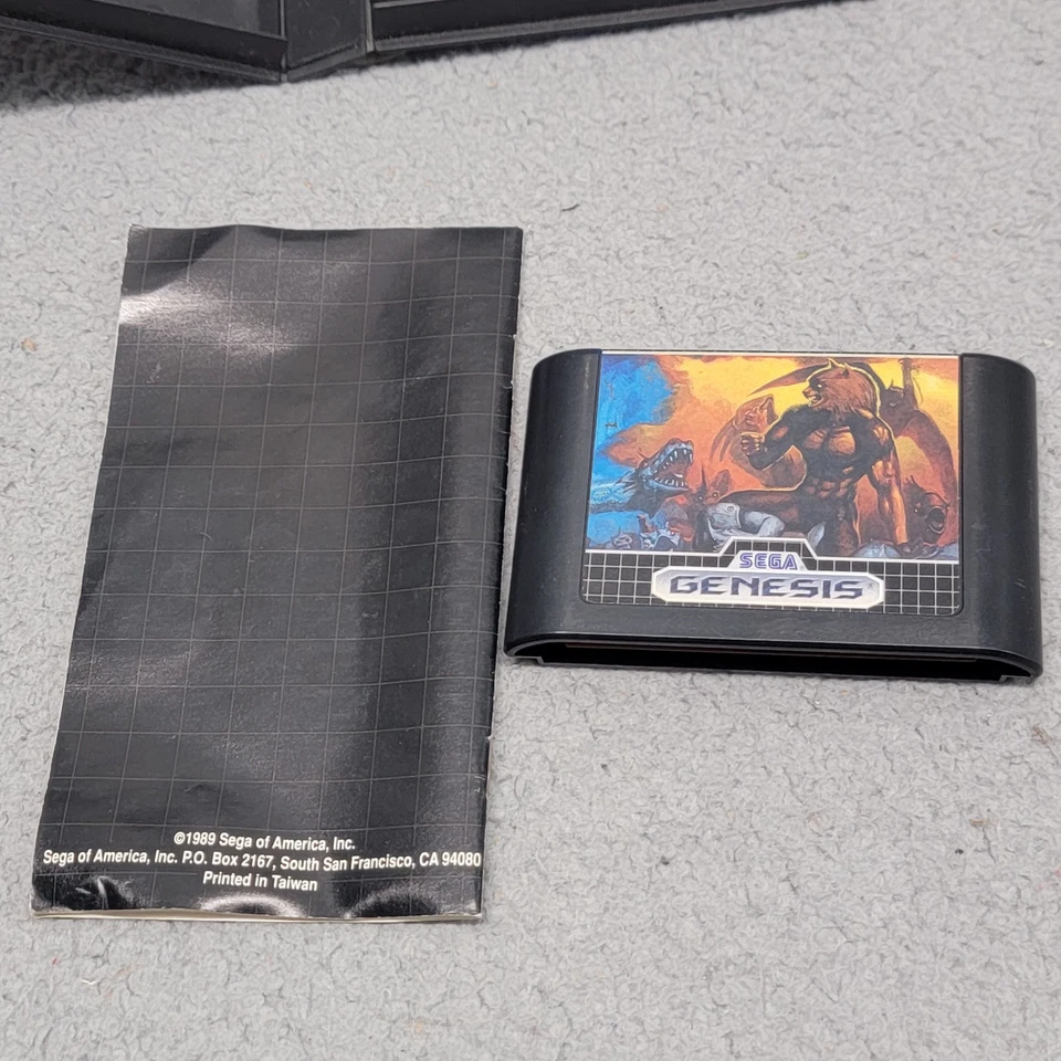 Altered Beast Video Game Sega Genesis Complete in Box CIB Cartridge Manual 1989 - Image 4 of 4