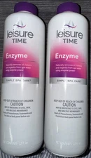 2 Pack Natural Enzyme Spa Water Treatment Eliminates Scum and Odors. W