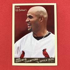 Albert Pujols 2009 Upper Deck Goodwin Champions Card #5 St. Louis Cardinals