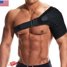 Shoulder Brace Support Compression Sleeve Torn Rotator Cuff AC Joint Pain Relief
